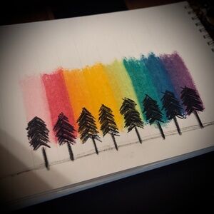 OOAK 9”x12” Oil Pastel Art Prints